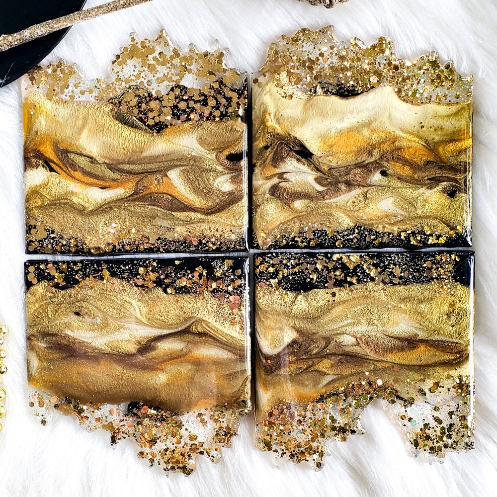 MADE TO ORDER, Resin Geode Coastets - Picture 5 of 10